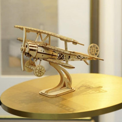 Puzzle 3D din lemn Avion