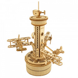 Puzzle 3D lemn Cutie muzicala Turn de control
