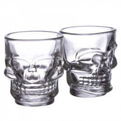 Set 2 pahare shot craniu Skull