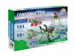 Set constructie Roboti 4 in 1, 151 piese in cutie