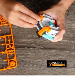 asamblare Wabo Robot kit stiintific pentru copii