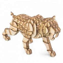 Puzzle 3D din lemn Tigru