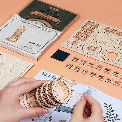 Puzzle 3D lemn Turnul din Pisa 2