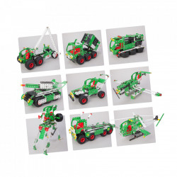 Set constructie Camion 10 in 1 Pro, 867 piese variante modele