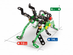 Set constructie Roboti 4 in 1, 151 piese dimensiuni