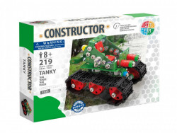 Set constructie Tanc Tanky, 219 piese in cutie