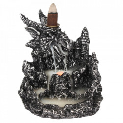 vas aromaterapie cascada de fum silver dragon