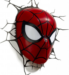 Lampa 3D Philips Spiderman pe perete
