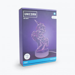 Lampa 3D unicorn in cutie