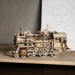 puzzle 3d din lemn locomotiva