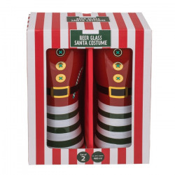 Set 2 pahare bere Craciun in cutie