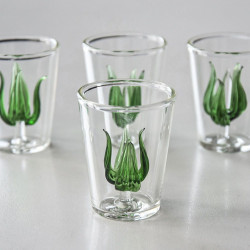 Set cadou decantor bauturi Tequila Deluxe cu 4 pahare si plante de agave