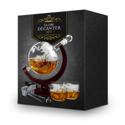 Glob pamantesc decantor cu 2 pahare in cutie