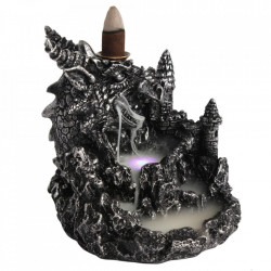 vas aromaterapie cascada de fum dragon argintiu 1