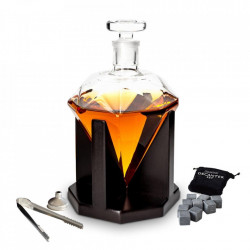 Decantor bauturi Diamant cu accesorii