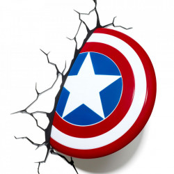 Lampa 3D Captain America Shield scut