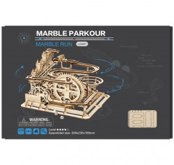 puzzle 3d din lemn marble parkour in cutie