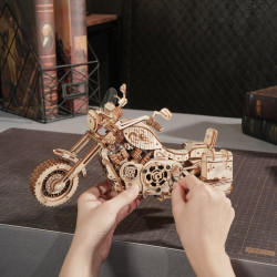 Puzzle 3D lemn asamblare Motocicleta 