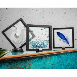 Set 3 rame plutitoare 3D Negru