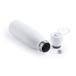 Set sticla termo alba si casti wireless in capac 5