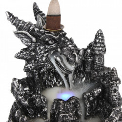 vas aromaterapie cascada de fum dragon argintiu 2