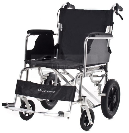 QMED 183-865LABJ-46 - Scaun cu rotile din aluminiu pentru calatorie