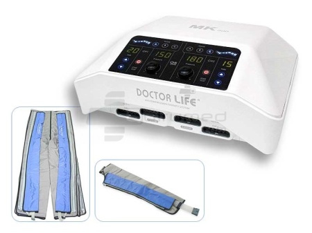 QMED 430-MK300 - Echipament profesional de presoterapie tactila cu 4 iesiri si 2 canale