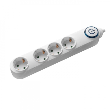 SAMUS 4PI5-3680- Prelungitor 4 prize schuko, 5M, 3680W, 3X 1,5MMP, intrerupator