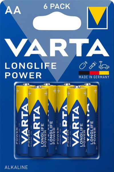 VARTA LONGLIFE POWER AA LR6 (tip 4906)- Baterii alcaline avansate