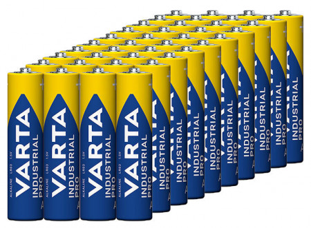 VARTA Industrial PRO LR03 AAA (tip 4003)- Baterii alcaline avansate dedicate aplicațiilor profesionale/industriale 40 bucati