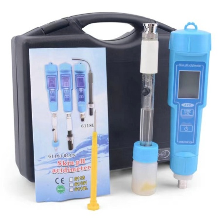 OW-6118 Aparat multifunctional 2in1 pentru masurarea nivelului pH pt solide/lichide si al temperaturii