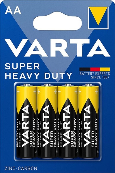 Varta Superlife R6/AA (Tip 2006)- Baterii zinc carbon, 4 bucati