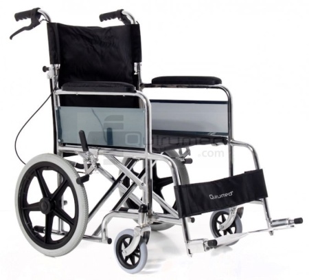 QMED 183-870ABJ-46 - Scaun de otel cromat pliabil special pentru transport