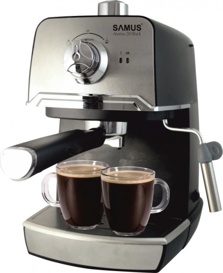 SAMUS AROMA 20 BLACK- Espressor