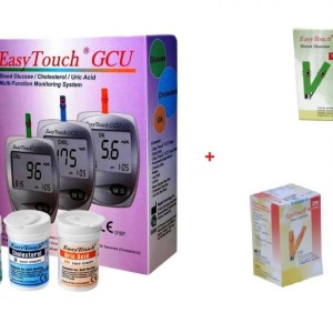 EasyTouch GCU + 50 teste glicemie + 10 teste colesterol + 25 teste acid uric