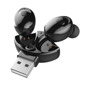 HBQ-XG17 Casti bluetooth cu suport dublu USB, V5.0+EDR,  4ore convorbiri si muzica