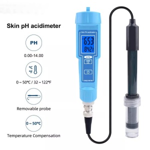 OW-6118 Aparat multifunctional 2in1 pentru masurarea nivelului pH pt solide/lichide si al temperaturii