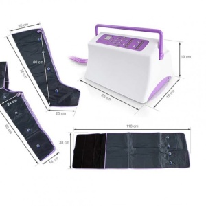 QMED 735-PN-9500- Aparat presoterapie de uz domestic cu 6 moduri de compresie