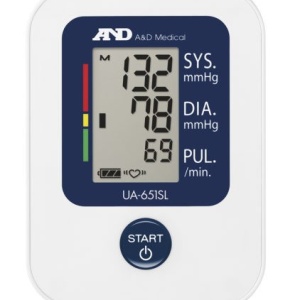 AND UA-651 - tensiometru digital de brat, alimentator 220v, 30 memorii, detector de aritmie