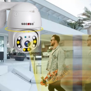 ST-393-2MDL Camera supraveghere Pan/Tilt, WIFI, 2M/1080p, stocare in cloud sau pe card, 4 LED IR + 4 x LED alb