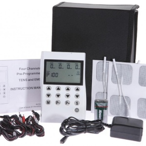 MH8001- Aparat  combo TENS si EMS profesional, 4 canale, 50 programe (45 preprogramate)