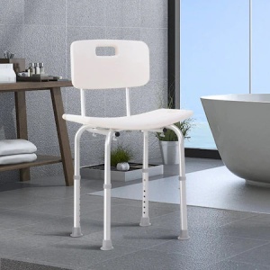 QMED 183-798LQ - Scaun de baie sau dus pentru ajutoare tehnice, inaltime reglabila