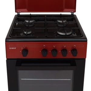 SAMUS SM566APGS BURGUNDY-BLACK- Aragaz
