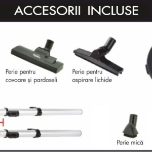 ALBATROS AQUALTYS GRI-ALBASTRU- Aspirator cu filtrare prin apa