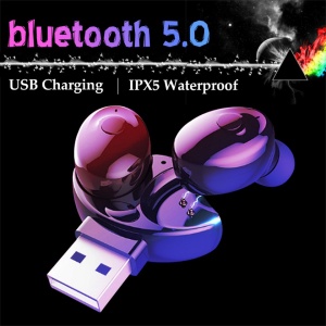 HBQ-XG17 Casti bluetooth cu suport dublu USB, V5.0+EDR,  4ore convorbiri si muzica