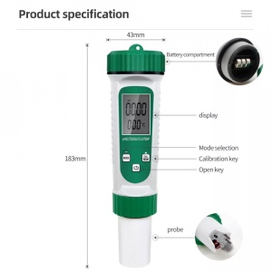 OW-786 Multimetru 6in1 pH/EC/TDS/Salt/S.g/TEMP meter pentru lichide