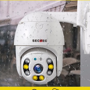 ST-393-2MDL Camera supraveghere Pan/Tilt, WIFI, 2M/1080p, stocare in cloud sau pe card, 4 LED IR + 4 x LED alb