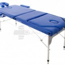 QMED 359-A2L-AZ - Masa masaj pliabila din aluminiu cu spatar rabatabil