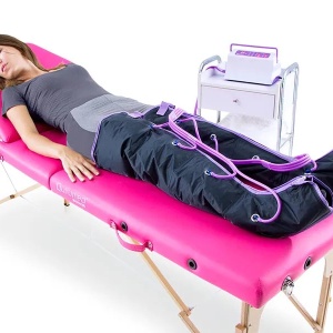 QMED 735-PN-9500- Aparat presoterapie de uz domestic cu 6 moduri de compresie