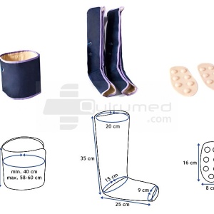 PNE PN-9400 - Aparat de masaj prin presiune (presoterapie) de uz casnic